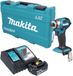 Makita DTD 173 RM1K accu-slagmoersleutel 18 V 180 Nm 1/4" borstelloos + 1x accu 4,0 Ah + oplader + koffer