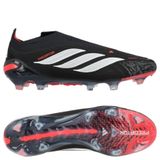 adidas Predator Elite Laceless Fg Immortal Dna - Noir/blanc/lucid Red - Herbe Naturelle (Fg), pointure 41⅓