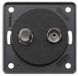 Hager 945602505 - lichtschakelaar (metaal, 10 stuks)