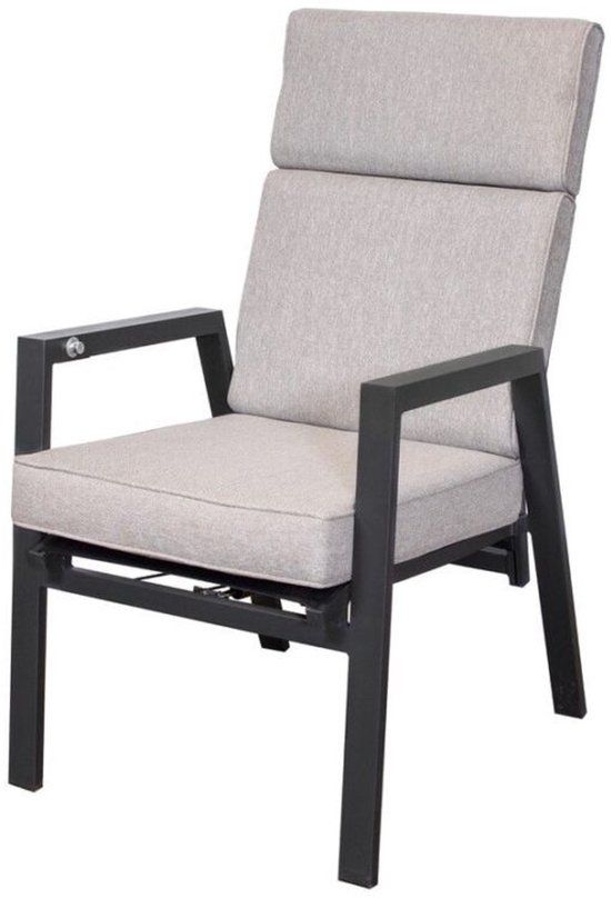 SenS-Line Milano verstelbare tuinstoel aluminium taupe