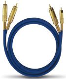 Oehlbach NF 1 MASTER LF-audio-cinchkabel 5 meter Blauw