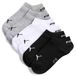 PUMA Chaussettes invisibles Enfant et Adolescent (lot de 3), Accessoires, Gris, 23-26