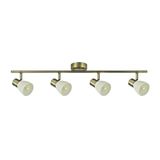 Cholo 4 x E14 elegante lederen stekkerdoos met afmetingen 16 x 69,5 x 8,5 cm