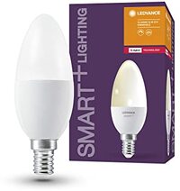 Ledvance Slimme LED lamp met ZigBee technologie, E14-basis matte optiek ,Warm wit (2700K), 470 Lumen, substituut voor 40W-verlichtingsmiddel slim dimbaar, 1-Pak