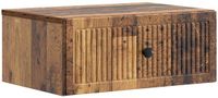 vidaXL Nachtkastje Oud hout 49 x 34,5 x 20 cm Bewerkt hout
