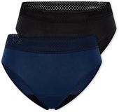 Schiesser 2PACK Rio Dames Onderbroek - Schiesser Care - Zwart/Donkerblauw