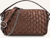 Núnoo Lyra Sac bandoulière femme Bronze métallisé