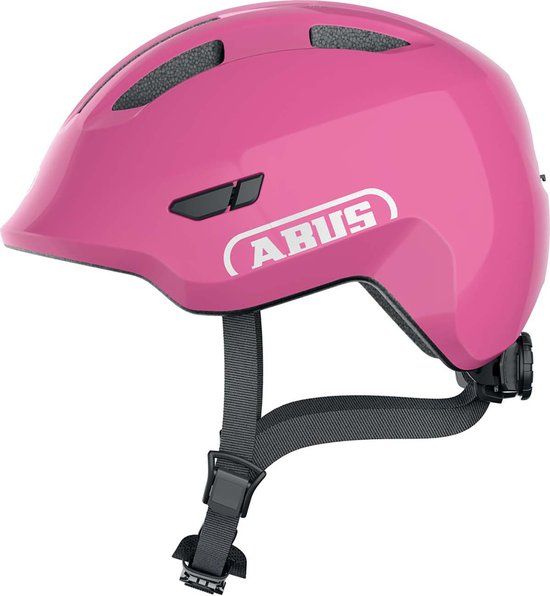 Abus Smiley 3.0 Fietshelm - Shiny Pink - Maat M (50-55 cm)