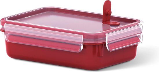 Emsa CLIP & MICRO Vershouddoos - Rechthoekig - 1.2 l - Rood