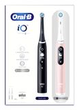 Oral-B iO 6 Elektrische Tandenborstel - Zwart/Roze - 2 Handvatten + 3 Opzetborstels