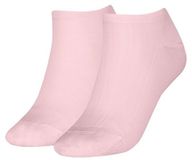 Tommy Hilfiger dames 2P sneakersokken shine roze