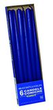 Cereria di Giorgio Risthò Blue Taper Candles, Wax, 2.2 x 40 cm, Set of 6