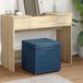 Prolenta Maison Exclusive - Tabouret bleu, 41 x 41 x 40 cm, revêtement en tissu et structure en bois aggloméré