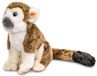 Uni-Toys - Doodskop zittend - 19 cm - Aap - pluche