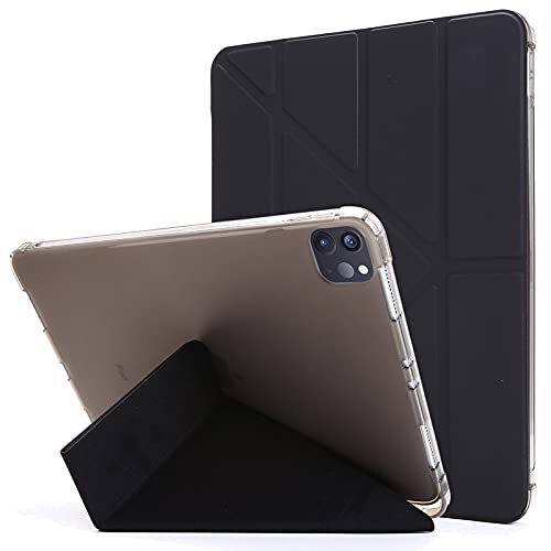 IUOK beschermhoes voor ipad 24,6 cm (9,7 inch) 6e (2018) / 5e generatie (2017) generatie, licht, drievoudig, smart cover met automatische slaapfunctie, 5-in-1 verschillende kijkhoeken