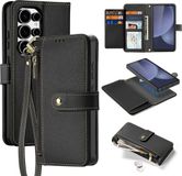 Dux Ducis Lawa Samsung Galaxy S25 Ultra 2-in-1 Wallet Book Case Zwart