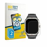 BROTECT - Screenprotector voor Jugeman V10 2.06" - Folie Beschermfolie transparant 2 Stuks