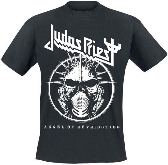 Judas Priest Angel Headshot Heren T-shirt - zwart - XXL