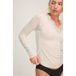 Hunkemöller Super Soft Kant V-Neck Shirt met Cashmere Grijs
