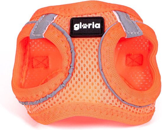 Hondentuigje Gloria Trek Star 24-26 Cm 28-28,6 Cm Oranje Xxs