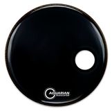 Aquariumregelaar Aquarian Regulator 20-inch Small Port Hole Bass Drum Head - Zwart