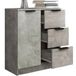 Shally Dogan Dressoir van wit hout met 1 deur 3 laden