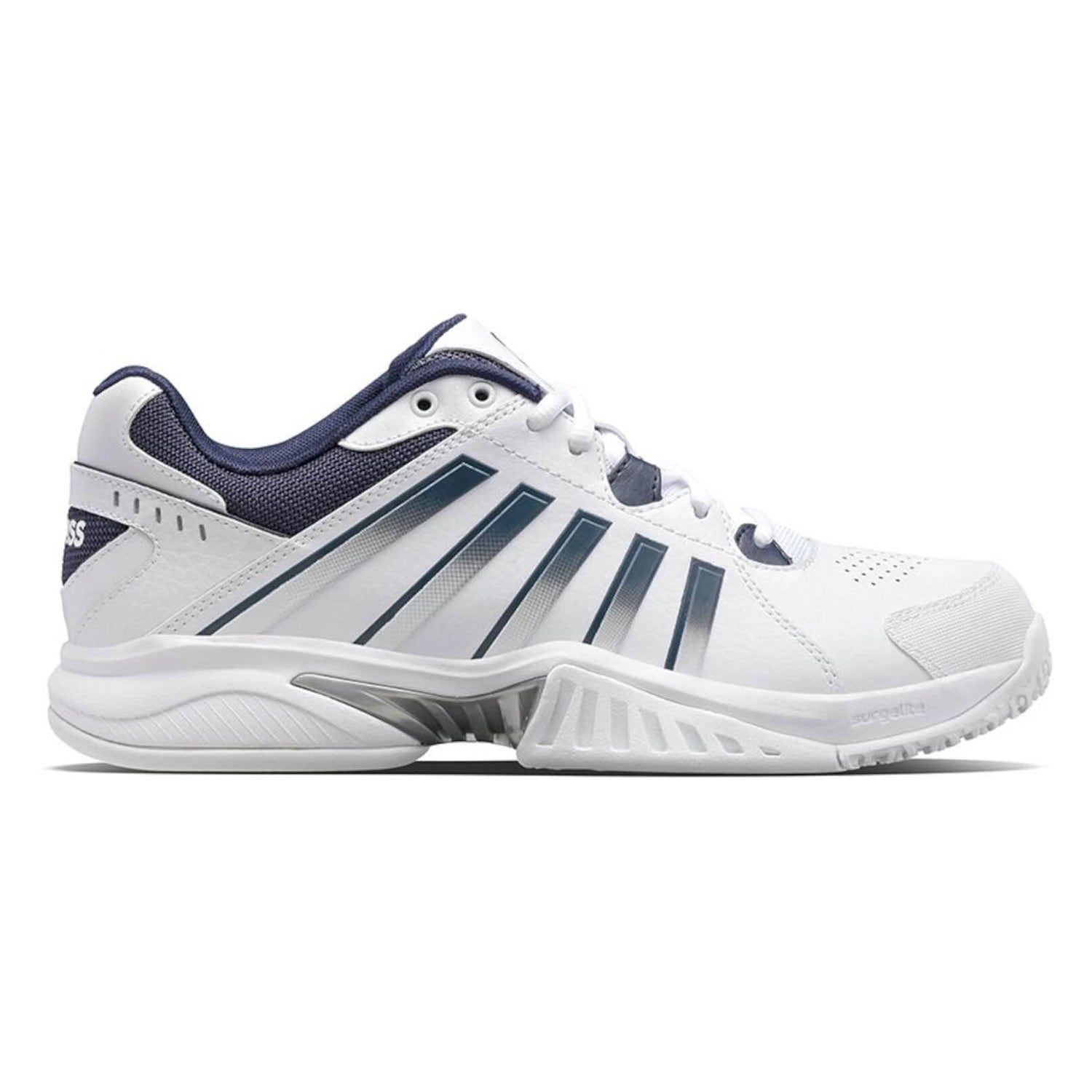K-Swiss Receiver V Omni tennisschoenen wit/donkerblauw/zilver - Maat 45