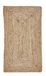 Luxor Living Salo Jute tapijt, ook geschikt als slaapkamertapijt, duurzaam bohemien tapijt, beige, natuurproduct, 65 x 130 cm