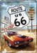 Nostalgic Art Merchandising Route 66 Main Street Metalen Postcard 10 x 14 cm