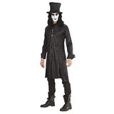 Widmann Gothic Tovenaar Halloween Kostuum voor Heren - Zwart - S