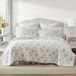 Laura Ashley Twin Quilt Set, Omkeerbaar Bloemen Katoen Beddengoed met Bijpassende Sham, Home Decor voor Alle Seizoenen (ommuurde tuin bruin, Twin)