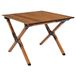 HOME DECO FACTORY HDO0071 Mariposa Model Campingtafel Tuinmeubeltafel Buitentafel Naturel 58x44x60 cm
