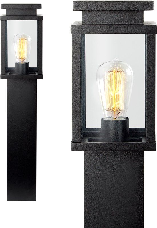 KS Verlichting Jersey Tuinlamp Zwart Aluminium E27 60 cm