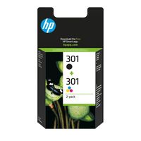 HP 301 Inktcartridges - Zwart & Kleur - 2-Pack - Origineel