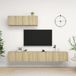 Prolenta Maison Exclusive - TV-meubels, set van 3, eiken Sonoma, composiethout