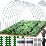 Ibenzoa® Complete Doe-het-zelf Folietunnel Kit voor Verhoogde Bloembedden en Mini Broeikassen
