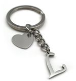 Sleutelhanger EVEMATE Sleutelhanger Letter met Hart