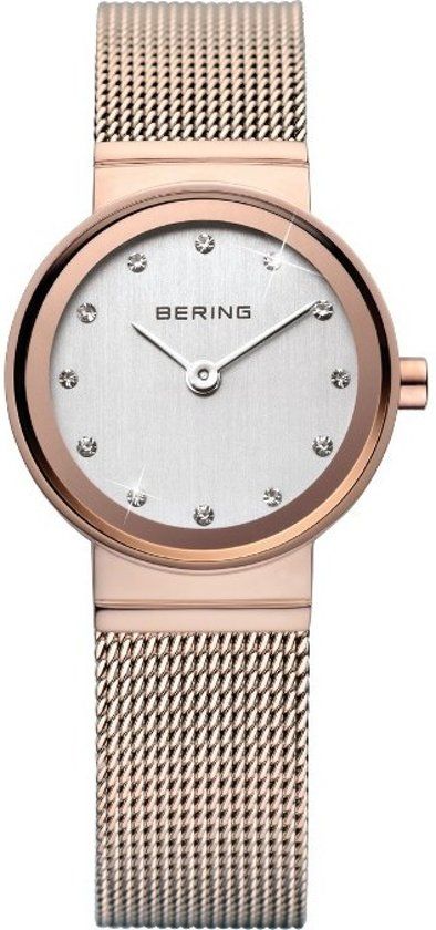 Bering 10126-066 - Horloge - Staal - Rosékleurig - Ø 26 mm
