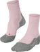 FALKE RU4 anti-blaar katoen functioneel materiaal hardloopsokken dames roze - maat 39-40
