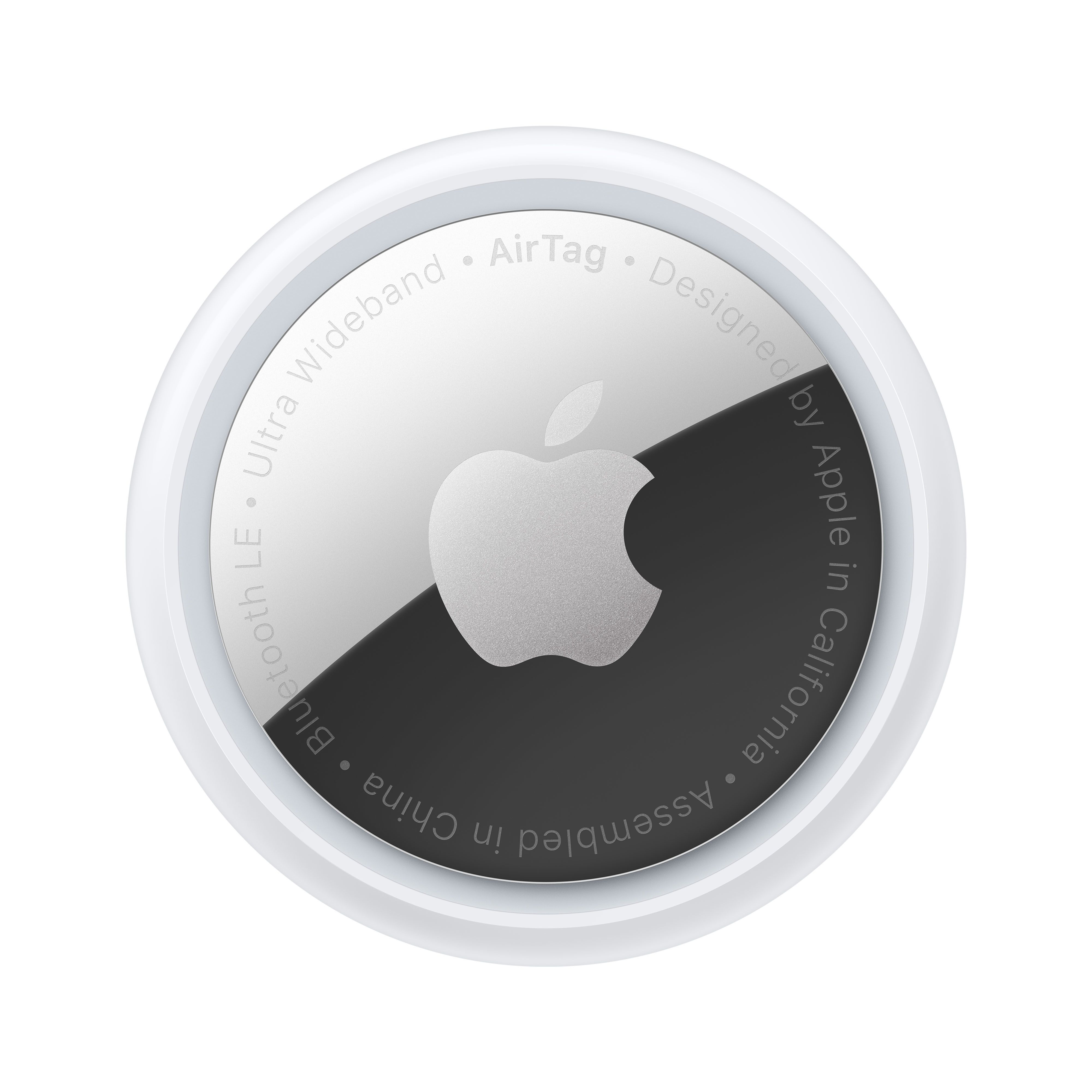 Apple AirTag (4-pack) - Item Finder - Silver/White