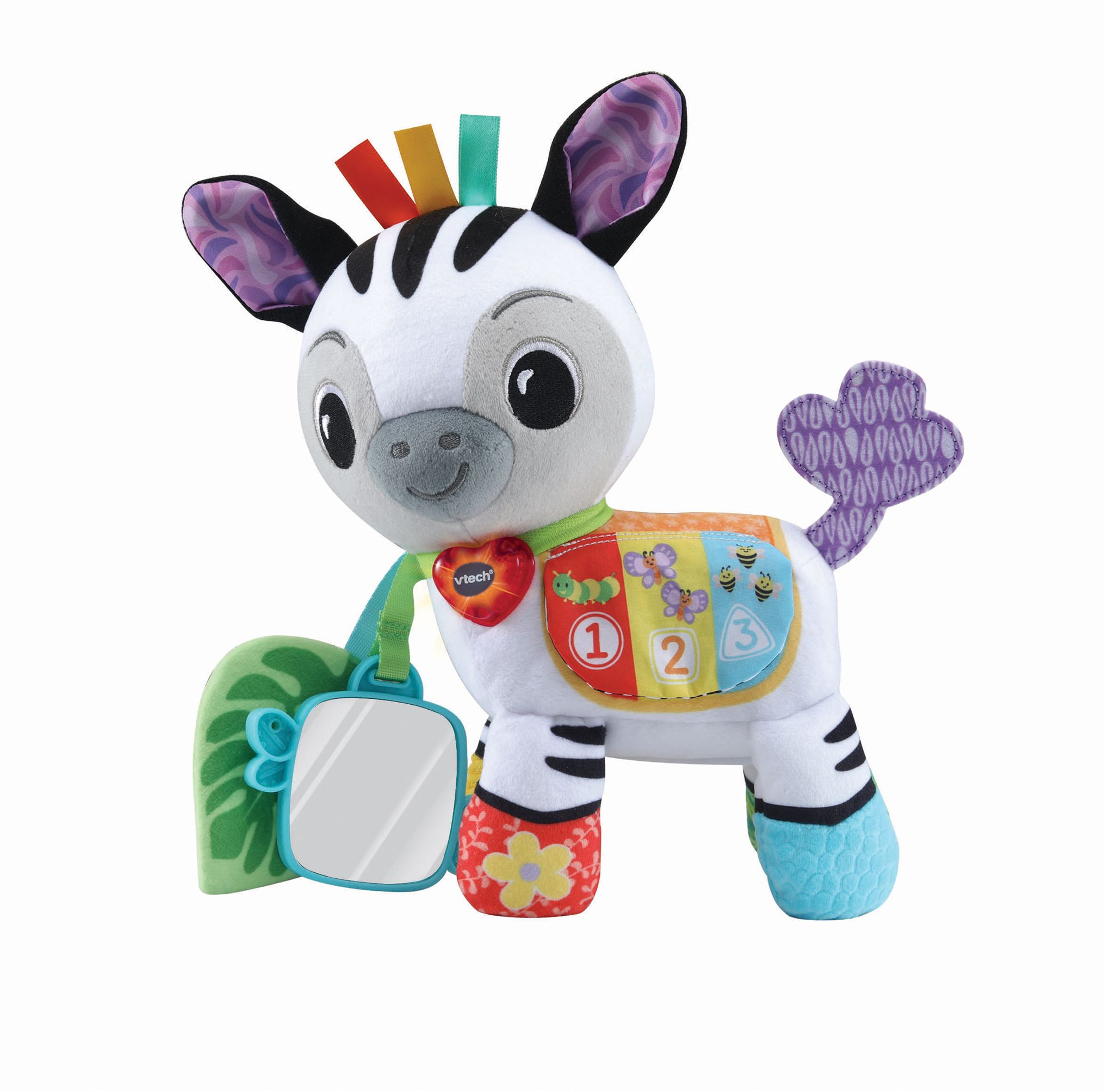 VTech zebra knuffel educatief speelgoed multicolor voor kinderen.