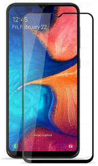 Stuff Certified 2-Pack Samsung Galaxy A20 Full Cover Screen Protector 9D Tempered Glass Film