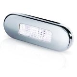 Hella Marine Éclairage de courtoisie oblong satin blanc