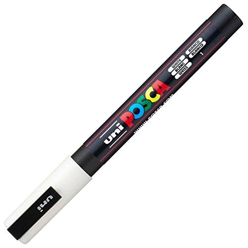 uni-ball POSCA marker met fijne ronde punt, wit