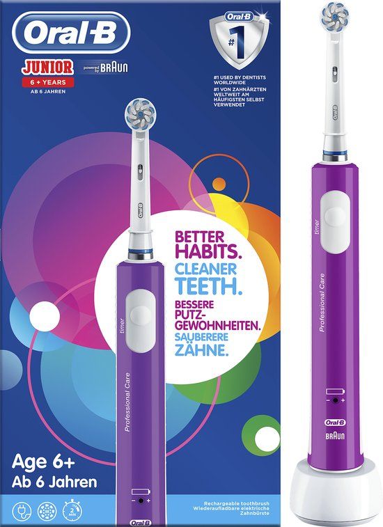 Oral-B Junior 6+ Elektrische Tandenborstel - Paars/Wit