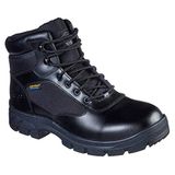 Skechers Wascana-Benen Werklaarzen Veiligheidslaarzen Unisex Zwart Leer Textiel Maat 46