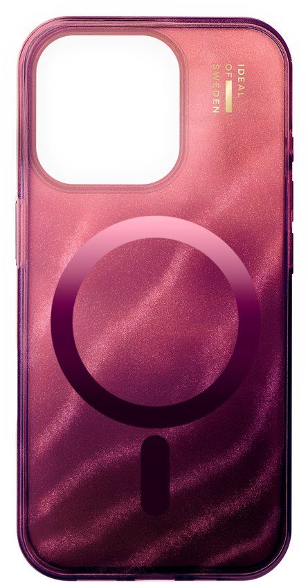 iDeal of Sweden Clear Case MagSafe geschikt voor iPhone 16 Pro - Cherry Lacquer