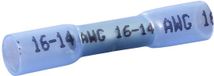 Quadrios 22C466 Stootverbinder Met krimpkous 1.5 mm² 2.5 mm² Volledig geïsoleerd Blauw 1 set(s)