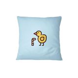 Bona Basics, Decoratieve kussenhoes, Huisdecoratie, voor bank, cafetaria, Afmeting: 60x60 cm, Kleur: Lichtblauw
