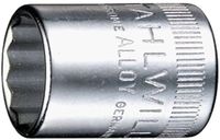Stahlwille 40 AD 1/4 01530016 Dubbel zeskant Dopsleutelinzetstuk 1/4 1/4 (6.3 mm)